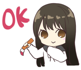 Girl of the high school student Ver.2 sticker #6472136