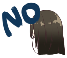 Girl of the high school student Ver.2 sticker #6472137