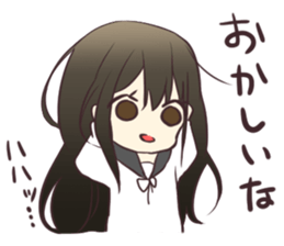 Girl of the high school student Ver.2 sticker #6472149