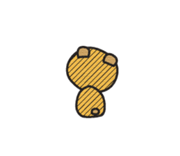 The mustache of the bear sticker #6472160