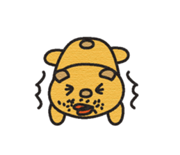 The mustache of the bear sticker #6472162