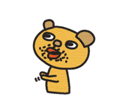 The mustache of the bear sticker #6472168