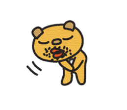 The mustache of the bear sticker #6472169