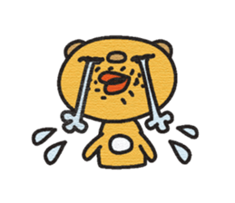 The mustache of the bear sticker #6472170