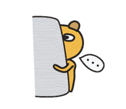 The mustache of the bear sticker #6472171