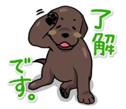 Puppies of Labrador Retriever sticker #6472274