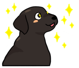 Puppies of Labrador Retriever sticker #6472281