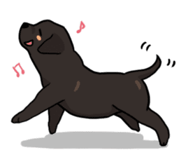 Puppies of Labrador Retriever sticker #6472284