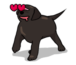 Puppies of Labrador Retriever sticker #6472287