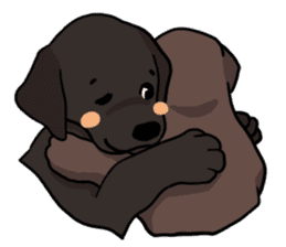 Puppies of Labrador Retriever sticker #6472307