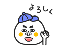 Various faces Mr.Siromochi No.3 sticker #6473554