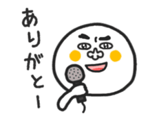 Various faces Mr.Siromochi No.3 sticker #6473569