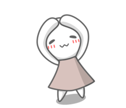 Egg white sticker sticker #6473756