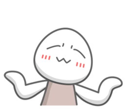 Egg white sticker sticker #6473759