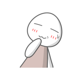 Egg white sticker sticker #6473763