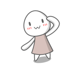 Egg white sticker sticker #6473764