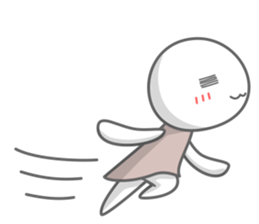 Egg white sticker sticker #6473766