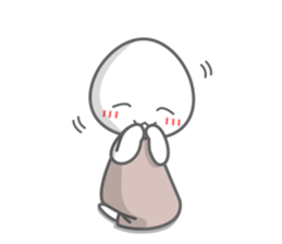 Egg white sticker sticker #6473768