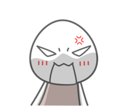 Egg white sticker sticker #6473776