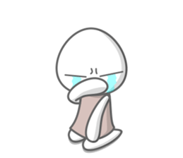 Egg white sticker sticker #6473777