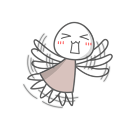 Egg white sticker sticker #6473778