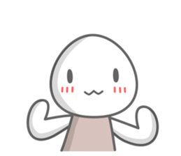 Egg white sticker sticker #6473780