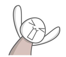 Egg white sticker sticker #6473781