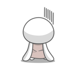 Egg white sticker sticker #6473783