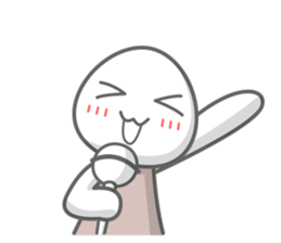 Egg white sticker sticker #6473786