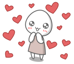 Egg white sticker sticker #6473789