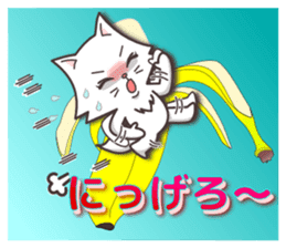 Vivid color! cute cat small snow series sticker #6473827