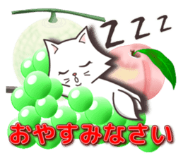 Vivid color! cute cat small snow series sticker #6473831