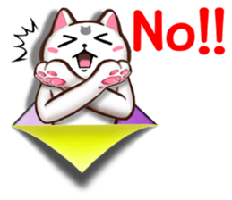 Chiratto Nyanzu (English version) sticker #6474473