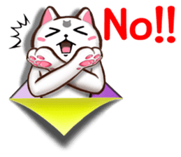 Chiratto Nyanzu (English version) sticker #6474473