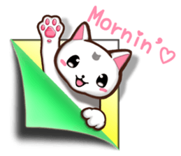 Chiratto Nyanzu (English version) sticker #6474474