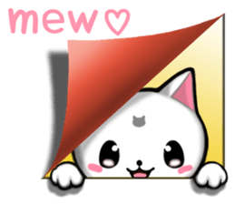Chiratto Nyanzu (English version) sticker #6474477