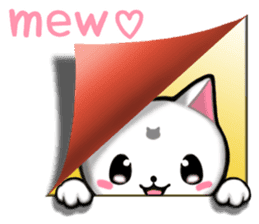 Chiratto Nyanzu (English version) sticker #6474477