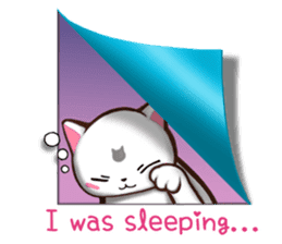 Chiratto Nyanzu (English version) sticker #6474479