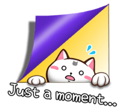 Chiratto Nyanzu (English version) sticker #6474481