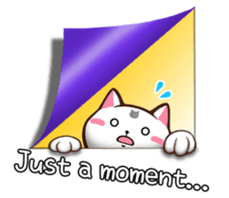 Chiratto Nyanzu (English version) sticker #6474481