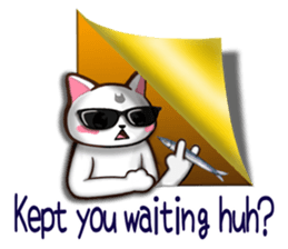 Chiratto Nyanzu (English version) sticker #6474484