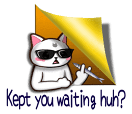 Chiratto Nyanzu (English version) sticker #6474484