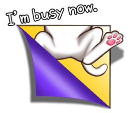 Chiratto Nyanzu (English version) sticker #6474485