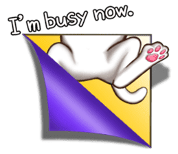 Chiratto Nyanzu (English version) sticker #6474485