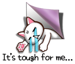 Chiratto Nyanzu (English version) sticker #6474487