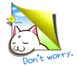 Chiratto Nyanzu (English version) sticker #6474490