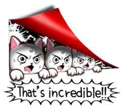 Chiratto Nyanzu (English version) sticker #6474492