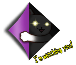 Chiratto Nyanzu (English version) sticker #6474496