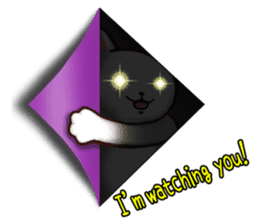 Chiratto Nyanzu (English version) sticker #6474496