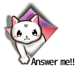 Chiratto Nyanzu (English version) sticker #6474497